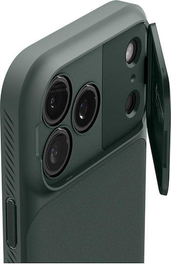 Spigen Optik Armor Задна Корица Силикон / Пластмаса 2mm Зелен (iPhone 18 Pro / 17 Pro)
