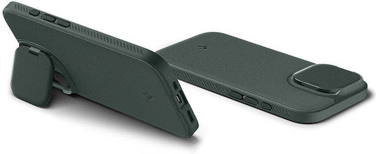 Spigen Optik Armor Заден Калъф Силикон Зелен (iPhone 17)