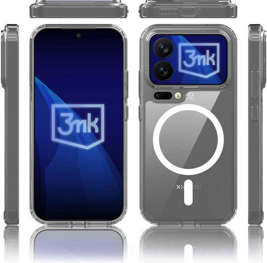 3MK Armor Wallet Plastic 1.5mm Transparent for Xiaomi 17 Pro Max