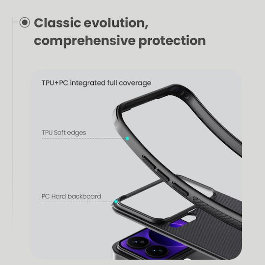 Nillkin Super Shield Rückseite Umschlag Silikon / Kunststoff Schwarz (Xiaomi 17 Pro)