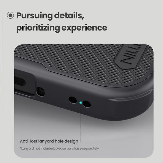 Nillkin Super Shield Rückseite Umschlag Silikon / Kunststoff Schwarz (Xiaomi 17 Pro)