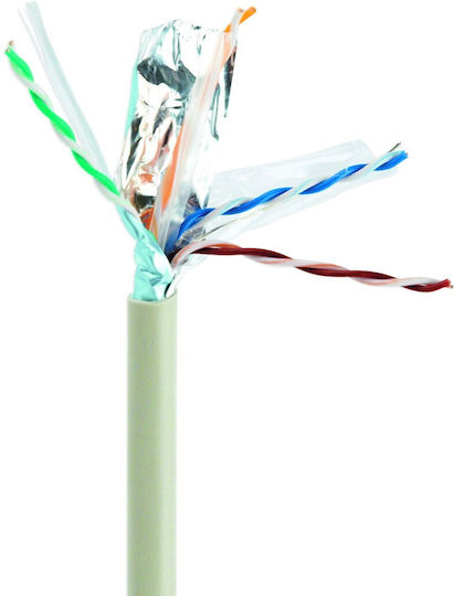 Cablexpert U/FTP (STP) Cat.6e High Speed Ethernet Network Cable Without Terminals 100m Gray