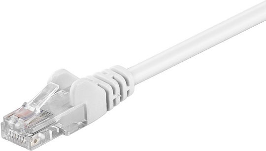 Goobay U/UTP Cat.5e Netzwerkkabel Ethernet 0,5m Weiß