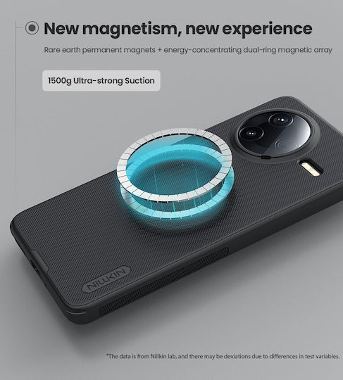 Nillkin Super Frosted Pro Back Cover Πλαστικό / Σιλικόνης 0.5mm Αδιάβροχο Μαύρο (Poco F7 Pro)