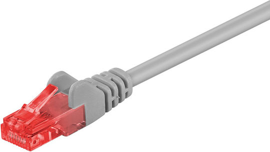 Goobay U/UTP Cat.6 (Gigabit) Network Cable Ethernet 20m Gray
