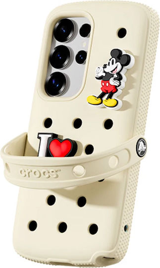 Samsung Crocs Cream Back Cover Πλαστικό Μπεζ (Galaxy S25 Ultra)