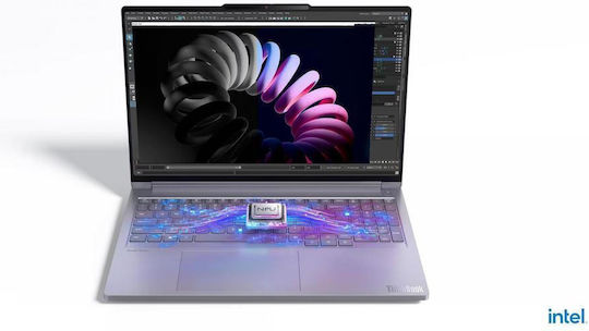 Lenovo ThinkBook 16p G6 IAX 16" IPS QHD+ 240Hz (Ultra 7-255HX/32GB/512GB SSD/GeForce RTX 5060/Fără sistem de operare) Gri Luna (Tastatură Engleză Internațională)