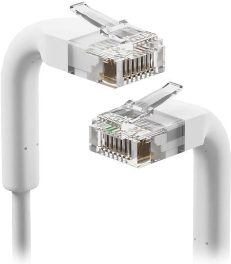 Ubiquiti U/UTP Кат.6 (Gigabit) Мрежов Кабел Ethernet 2m Бял