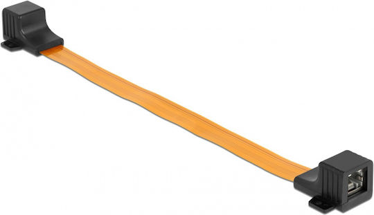 Powertech U/UTP Кат.6 (Gigabit) Мрежов Кабел Ethernet 0.3м Жълт