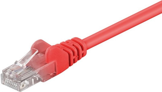 Goobay U/UTP Cat.5e (Gigabit) Мрежов Кабел Ethernet 5м Червен