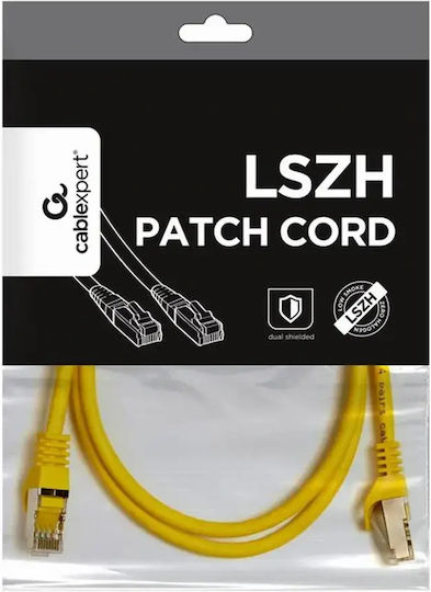 Gembird S/FTP Cat.6 (Gigabit) Καλώδιο Δικτύου Ethernet 1m Κίτρινο