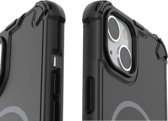 Defender 2in1 Магнитен Калъф за iPhone 13 6 1 Черен