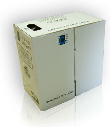 Cabletech U/UTP Cat.5e (Gigabit) Καλώδιο Δικτύου Ethernet 305m Γκρι