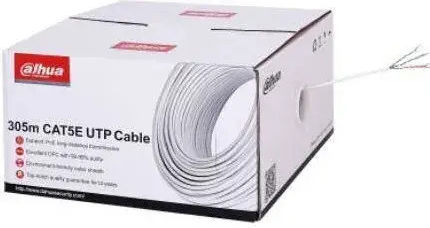 Dahua U/UTP Cat.5e (Gigabit) Cablu De Rețea Ethernet 305m Alb