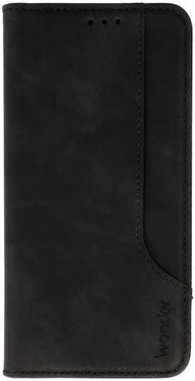 Wonder Back Cover Δερματίνης / Σιλικόνης Μαύρο (Galaxy S24 Ultra)