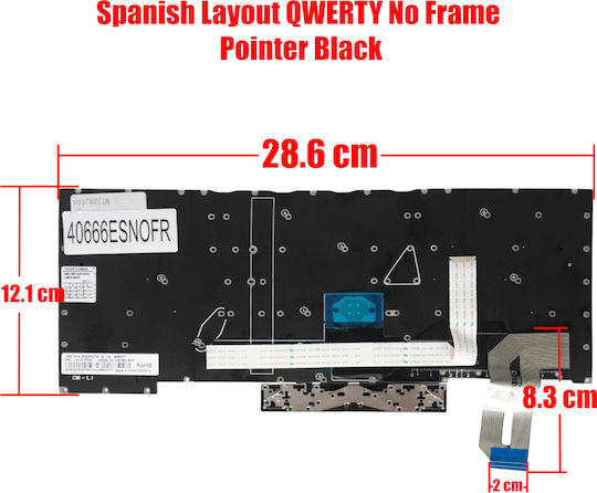 Laptop-Tastaturen für Lenovo Thinkpad T14s 20t0 20t1 20uh 20uj T14s Gen 1 Schwarz ohne Rahmen