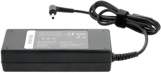 Mitsu Laptop Charger 90W 19.5V 4.62A for Dell with Detachable Power Cable