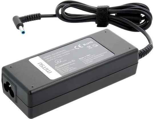 Mitsu Laptop Charger 90W 19.5V 4.62A for HP with Detachable Power Cable