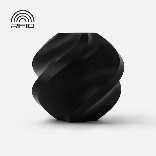 Bambu Lab PLA 3D Printer Filament 1.75mm Μαύρο 1kg