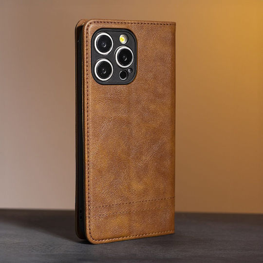 Smart Book Silicone Synthetic Leather Brown Samsung Galaxy A37 5G