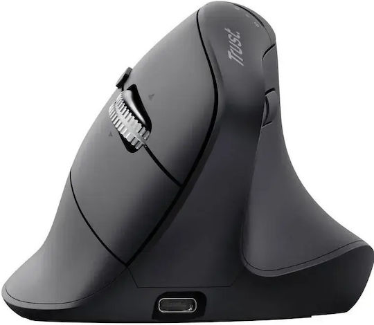 Trust Vyran Hyperscroll Wireless Ergonomic Bluetooth Vertical Mouse Black