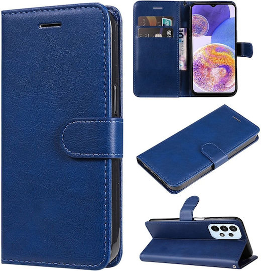 Buchen Sie Leder / Kunststoff Blau (Samsung alle Book-Typ-Modelle)