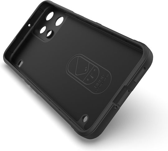 Techsuit Magic Umschlag Rückseite Silikon Schwarz (Nichts Phone (3a) Lite)