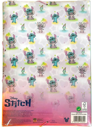 Gim File Folder with Rubber Band and Elastic for A4 Paper Multicolour