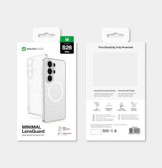 AmazingThing Minimal Mag Back Cover Σιλικόνης Διάφανο (Galaxy S26 Ultra)