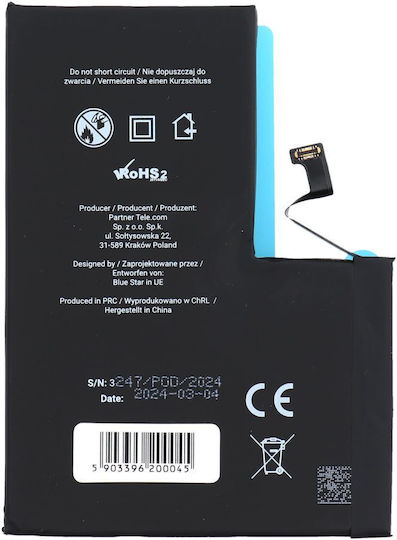 Blue Star Kompatibler Ersatzakku 4352mAh für iPhone 13 Pro Max