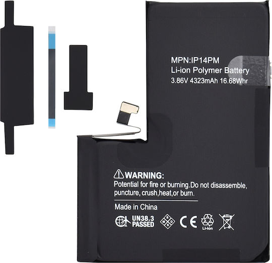 Battery Iphone 14 Pro Max 4323mah Oem 20638 Black