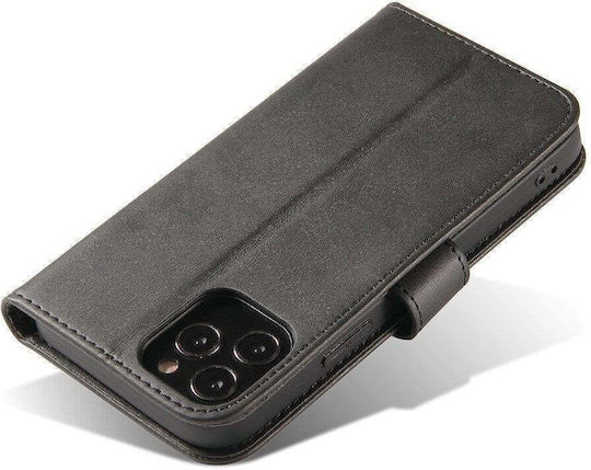 Hurtel Magnet Buchen Sie Silikon Schwarz (Moto G52)
