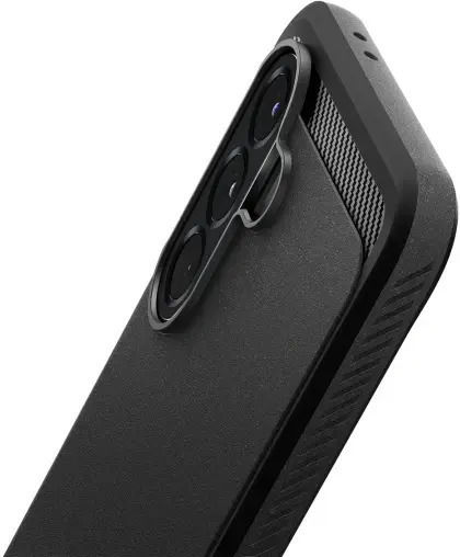 Spigen Robuste Armor Umschlag Rückseite Silikon Schwarz Galaxy A27