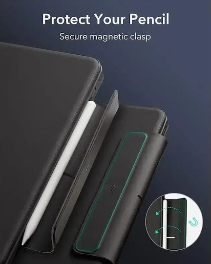 ESR Rebound Magnetic Flip Cover cu Tastatură Negra (iPad Pro 2024 13" - iPad Pro 2024 13")