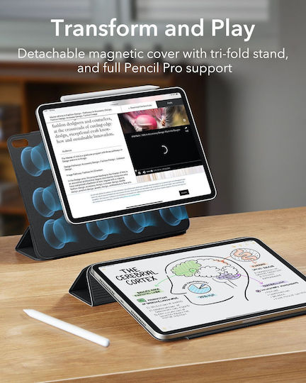 ESR Rebound Flip Cover Black Tablet Case (iPad mini 2021 / mini 2024)