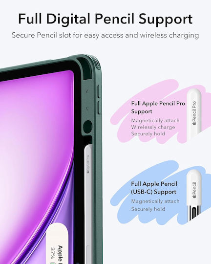 ESR Flip Magnetic Flip Cover Greeη (iPad Air 13) 4894240179129
