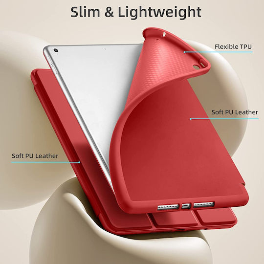 Orso Flip Cover Κόκκινη (iPad 2022 10.9'' / iPad 2025 11")