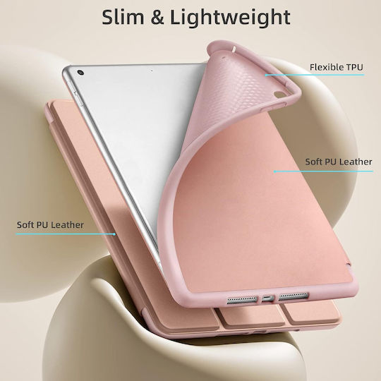 Orso Flip Cover Ροζ Χρυσή (iPad Air, iPad Air 2)