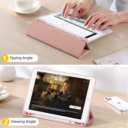 Orso Флип капак Розово злата (iPad 10-то поколение, iPad 11-то поколение)
