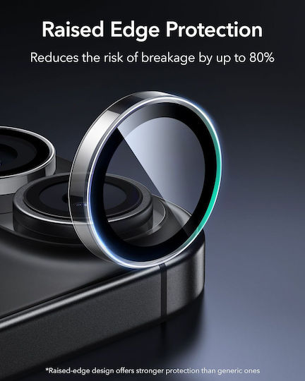 ESR Armorite Camera Protection Tempered Glass Black for the iPhone 17, iPhone 16