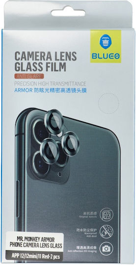 Blueo 5D Mr. Monkey Armor Glass Camera Protection Tempered Glass Green for the iPhone 11