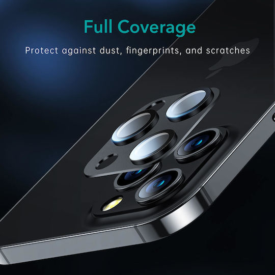 ESR Full Cover Προστασία Κάμερας Tempered Glass Μαύρο για το iPhone 12 Pro Max