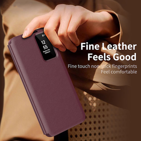 Techsuit Smartview Series Book Κόκκινο (Galaxy S26 FE)