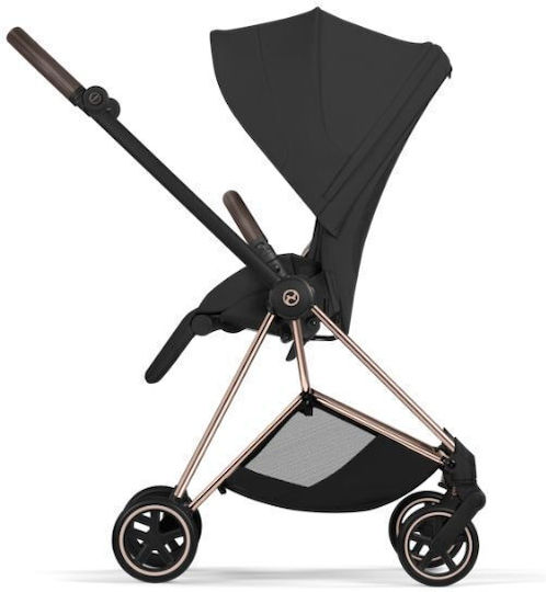 Cybex Mios Style Ρυθμιζόμενο Καρότσι Μωρού Kατάλληλο για Nεογέννητο Sepia Black