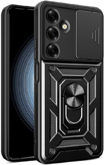 Defender Umschlag Rückseite Kunststoff / Silikon Schwarz (Samsung Galaxy S26, Defender)