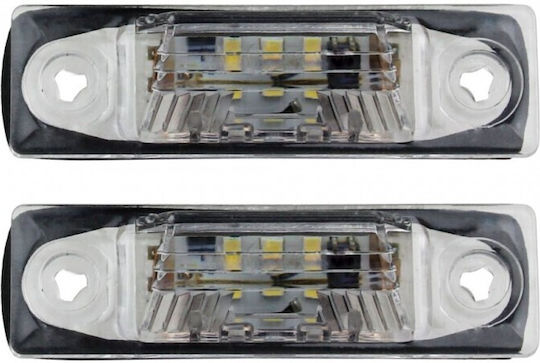 Loro Kennzeichenbeleuchtungen LED für Seat Alhambra Volkswagen Sharan