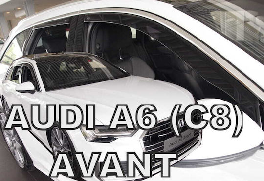 Heko Set deflectoare de vânt Dark Fime pentru Audi A6 4buc