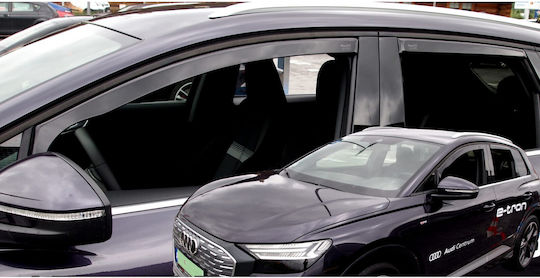 Heko Set deflectoare de vânt Dark Fime pentru Audi Q4 E-Tron 5D 2021 4buc