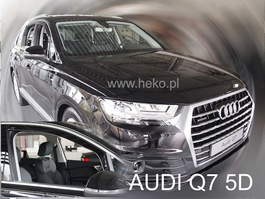 Heko Set deflectoare de vânt Dark Fime pentru Audi Q7 4buc