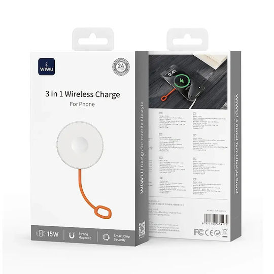 Wiwu Magsafe Charger 15W Whites (W037)